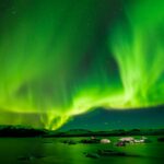 Photo aurora borealis